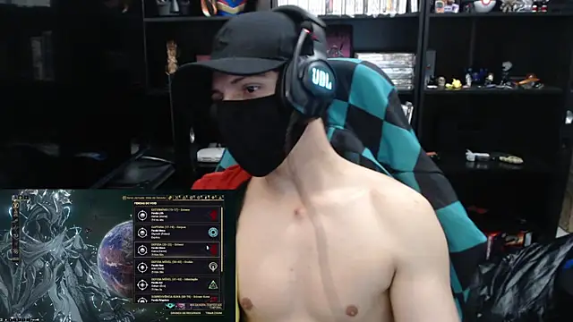 Show de DinoZero na webcam