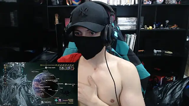 Show de webcam de DinoZero
