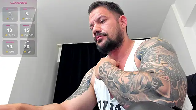 musclemonster31: διαδικτυακό σόου στην κάμερα