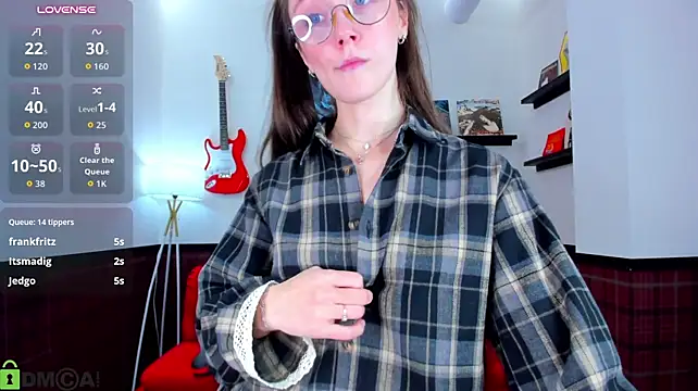 Show de Lexi_Split na webcam
