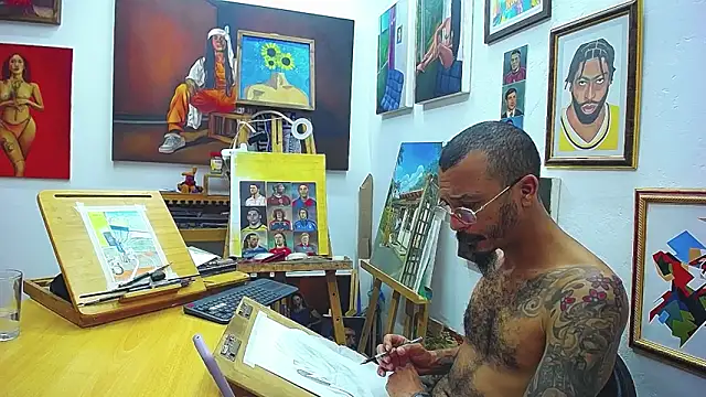 Show de color_beat17 na webcam