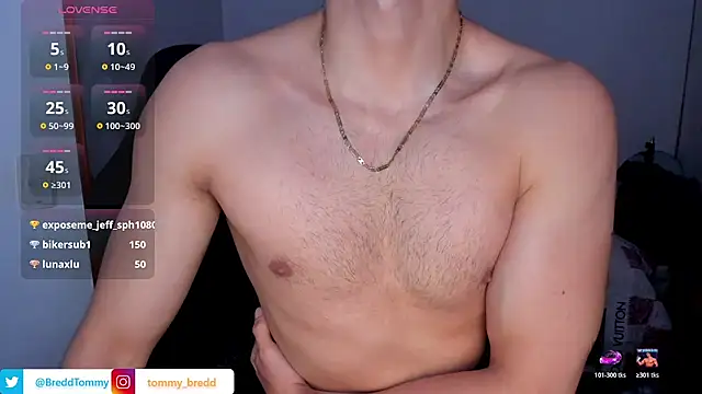 Show de Tommy_Bred na webcam