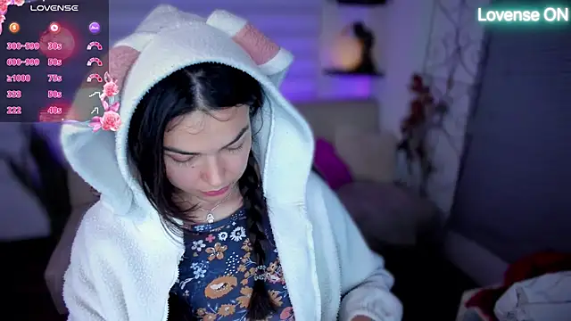 Show modela Lunlunera na web-kameri