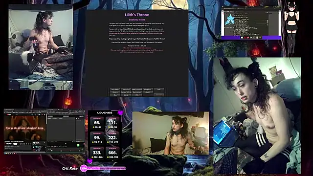 Show de solumie na webcam
