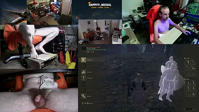 Happy_Michal Show in webcam