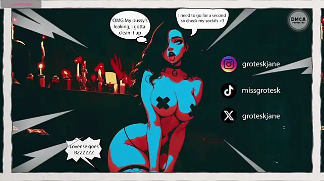 Show modela Grotesk_Couple na web-kameri