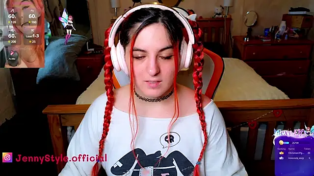 jennystyle Pertunjukan Webcam