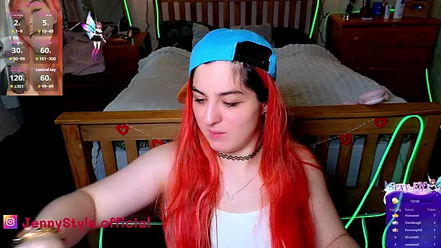 jennystyle Pertunjukan Webcam