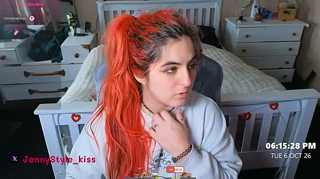 Show de jennystyle na webcam