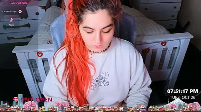 Show modela jennystyle na web-kameri
