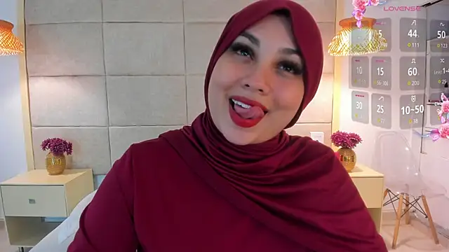 Show de _anjum_ na webcam