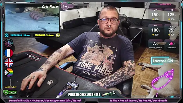 Show de Law_Leek na webcam