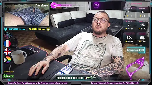 Show de Law_Leek na webcam