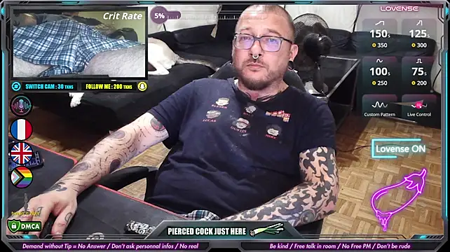 Show de Law_Leek na webcam