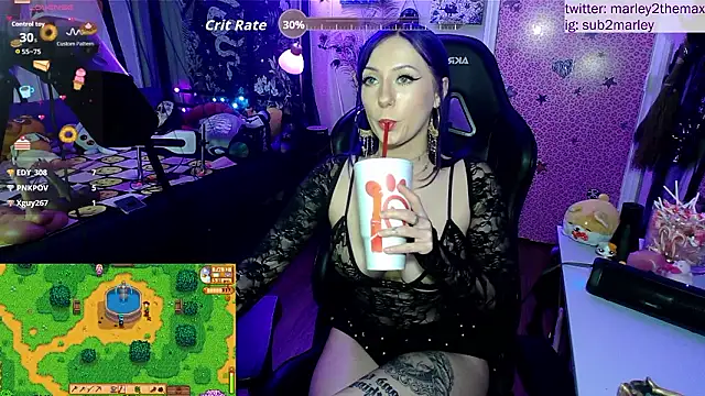 marleymaxwell webkamerás műsora