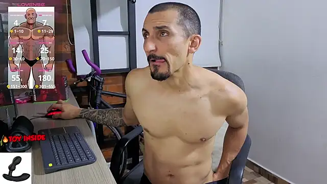 Marck_Muscle Pertunjukan Webcam