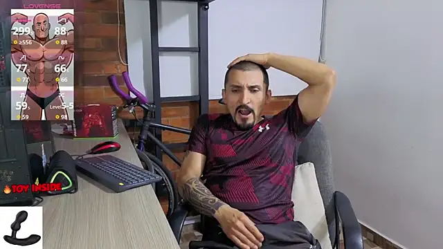 Show de Marck_Muscle na webcam