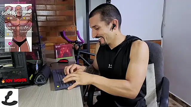 Show de Marck_Muscle na webcam