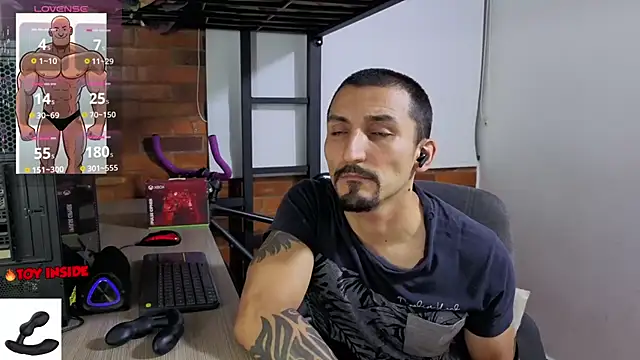 Marck_Muscle Webcam show