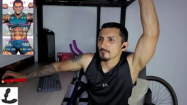 Marck_Muscle Adlı Modelin Web Kamerası Şovu