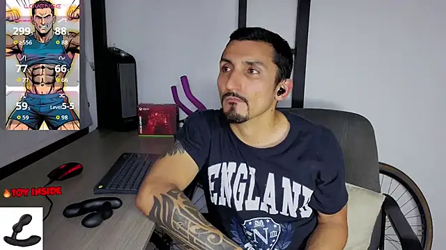 Marck_Muscle webcam show
