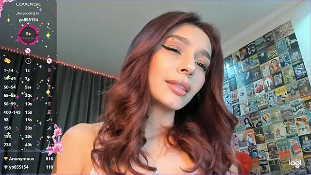 Chat +18 de Lisolin ao vivo
