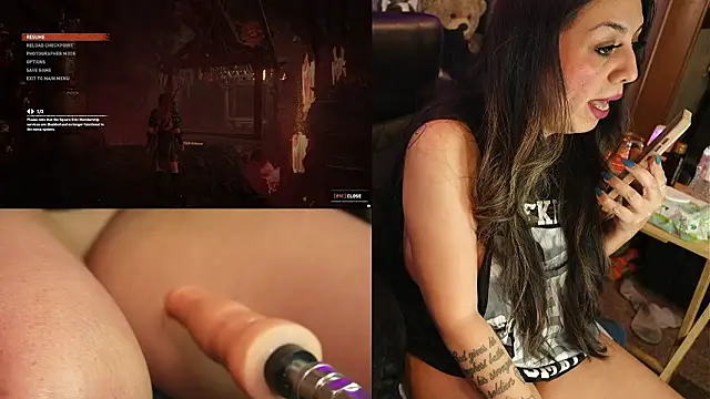 roknblaze: διαδικτυακό σόου στην κάμερα