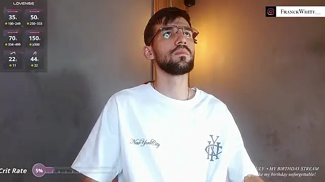 Franck_White webkamerás műsora
