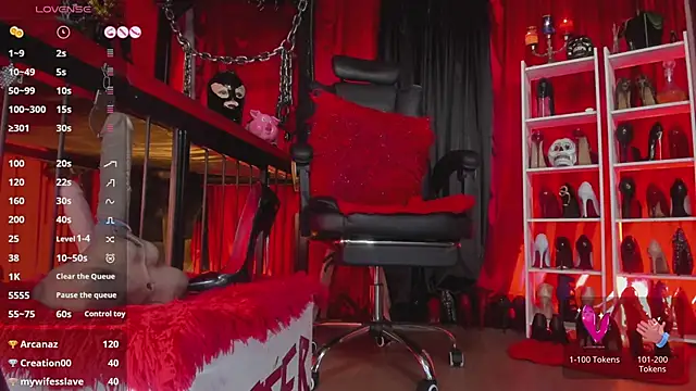 Show webcam de MistressAndre