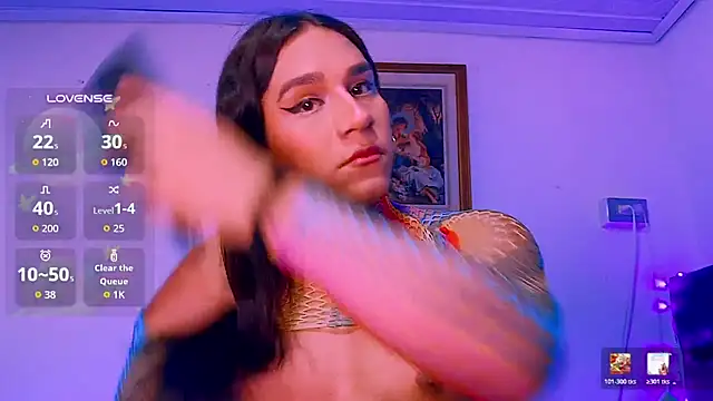 הופעת וובקאם של AndreaaFoxx