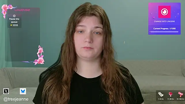 Živý XXX chat TreeJeanne