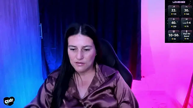 Show de Saskyaa na webcam