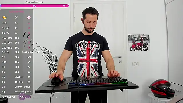 Show modela ZackFraser na web-kameri