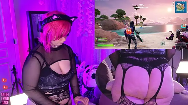 Angel-Lewd-Cake webkamerás műsora