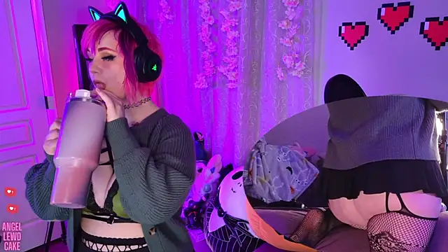 Show de webcam de Angel-Lewd-Cake