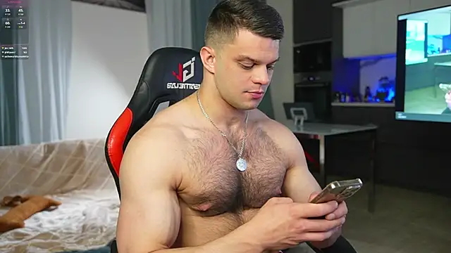 Show modela danielkraigforu na web-kameri