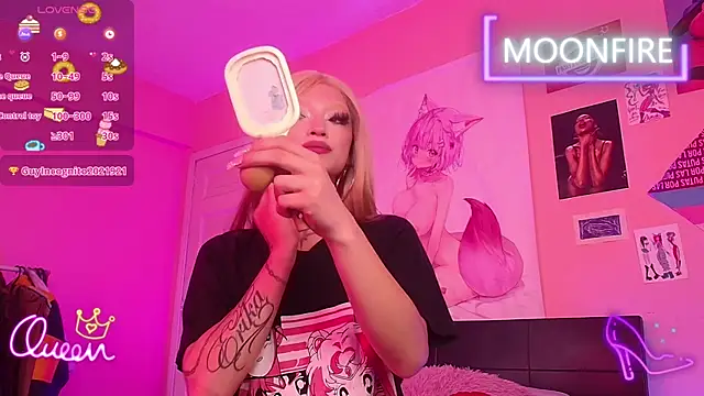 moonfiredancer Adlı Modelin Web Kamerası Şovu