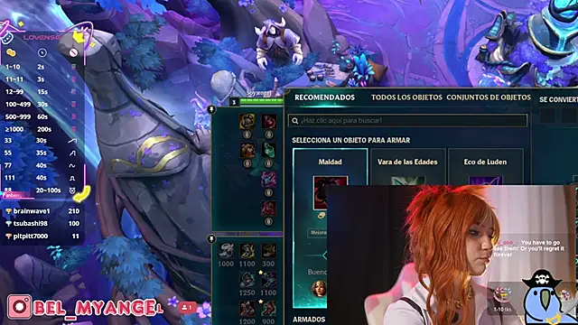 Bella-Franco: вебкам-шоу