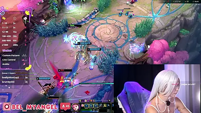 Bella-Franco webcam show