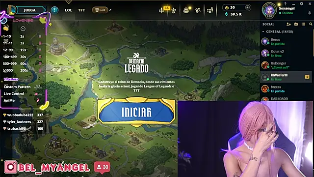 Webkamerová show Bella-Franco