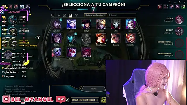 Bella-Francoのウェブカメラショー