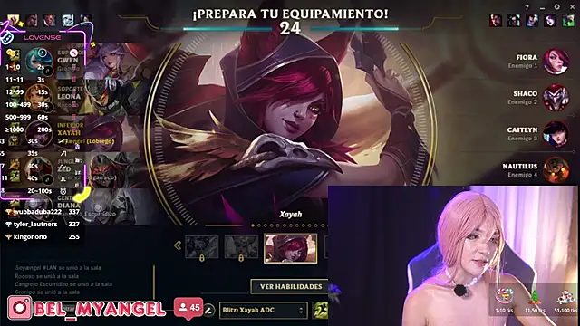 Bella-Franco webkamerás műsora