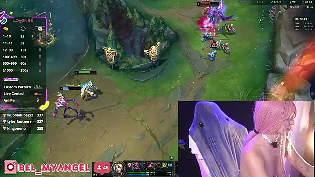 Bella-Franco webcam show