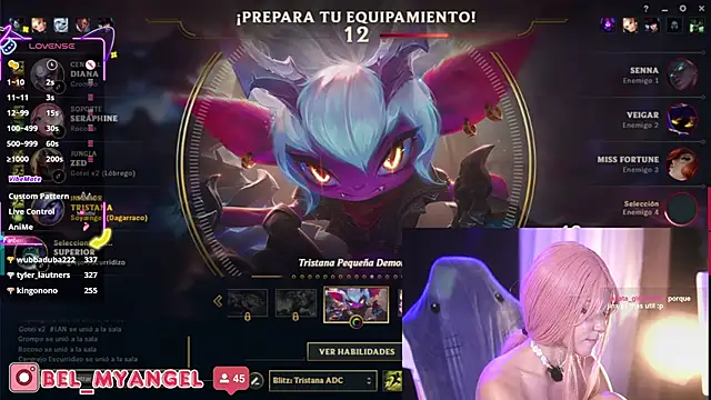 Bella-Franco Show Webcam