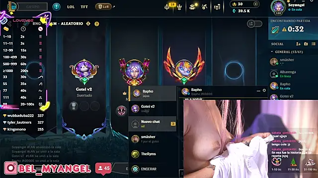 Bella-Francoのウェブカメラショー