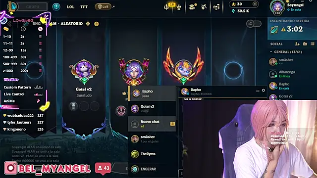 Bella-Franco Show in webcam