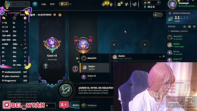 Bella-Franco webcam show