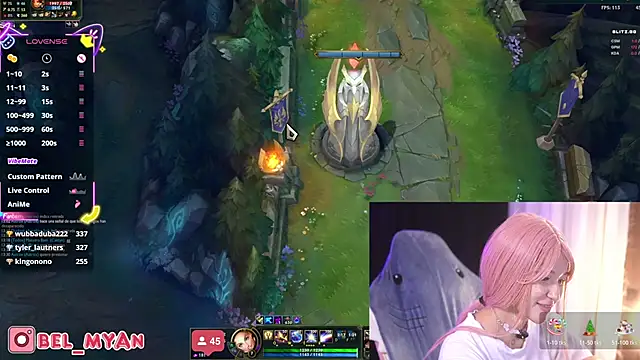 Bella-Franco Webcam show