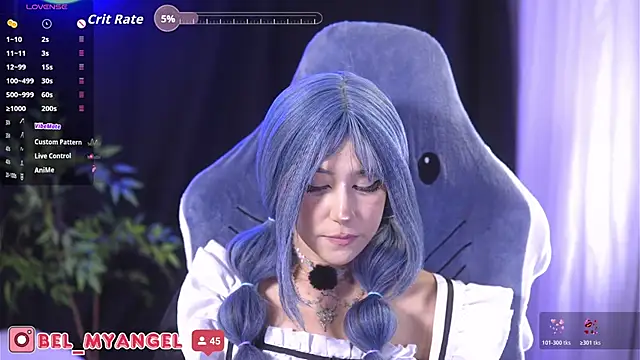 Show de Bella-Franco na webcam