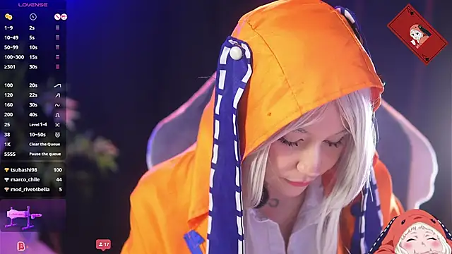 Show webcam de Bella-Franco